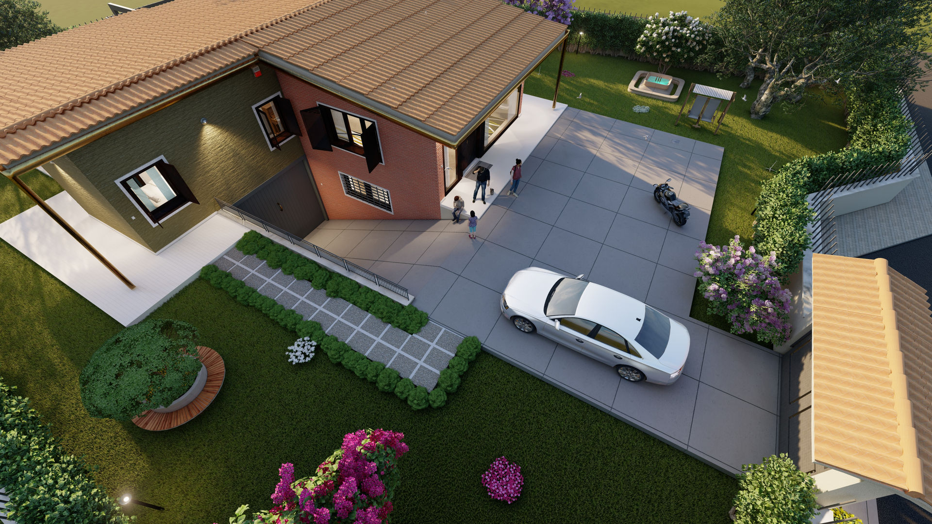 Vista aerea residenza